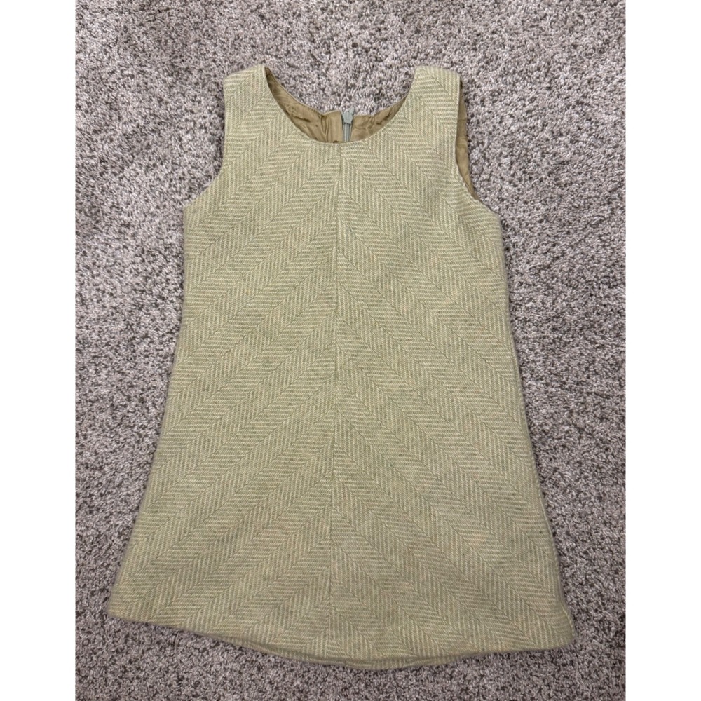 M.‎ Ferrari for Best & Co. Jumper Dress Kids 24m Green Good Vintage Wool Italy